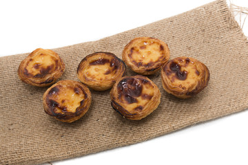 Famous Portuguese egg pastry tart