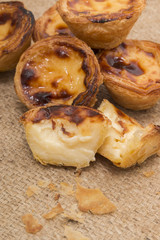 Famous Portuguese egg pastry tart