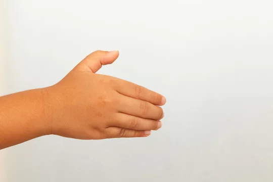 握手を求める子供の手 Stock Photo Adobe Stock