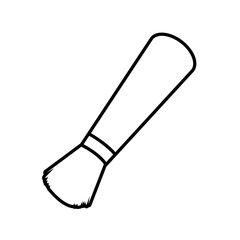 Brush make up icon vector illustration graphic design