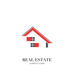 Abstract real estate, house, apartment, building logo vector design template