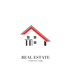 Abstract real estate, house, apartment, building logo vector design template