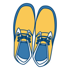 Mens leather shoes icon vector illustration graphic design
