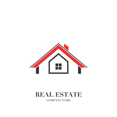 Abstract real estate, house, apartment, building logo vector design template