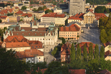 Fototapeta na wymiar Beautiful places of the world - Ljubljana, Slovenia