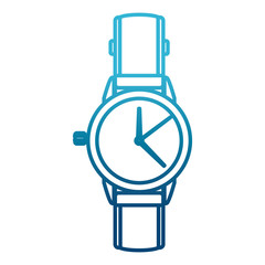 Mens luxury wristwatch icon vector illustration graphic design