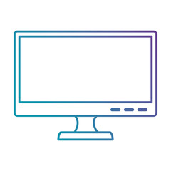monitor computer isolated icon vector illustration design