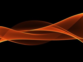 Fototapeta premium Abstract soft orange graphics background for design 