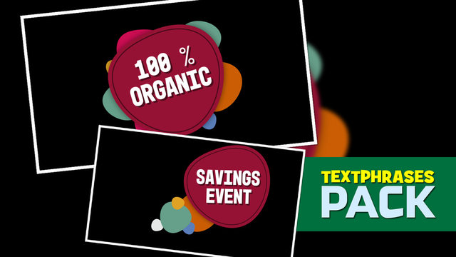 Bouncy Layered Sales Title