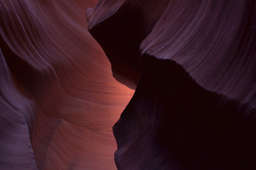 Color sandtone formation at Lower Antelope Canyon near Page, Arizona