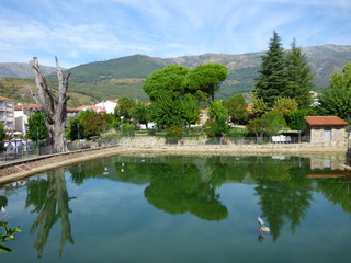 Fototapeta premium Jarandilla de la Vera. Pueblol de la provincia de Cáceres, en la comunidad autónoma de 