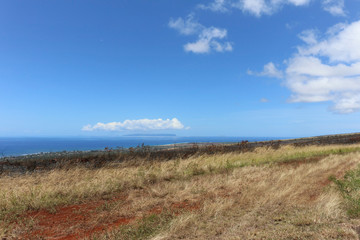 Hawaii drylands and sea