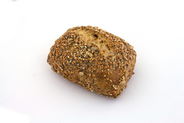 Weltmeisterbrötchen auf einem weissen Hintergrund