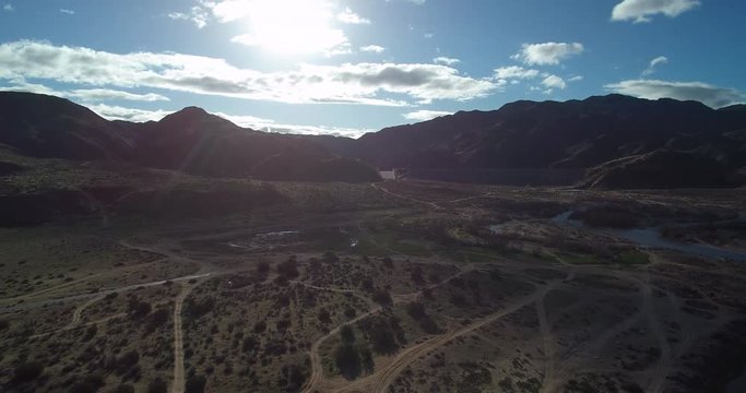 Mojave River Aerial Flyover 