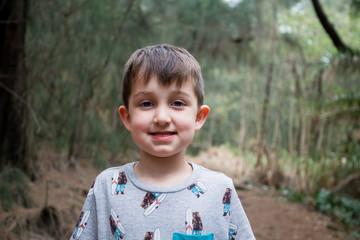 Five Year Old Boy Portrait