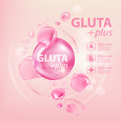 Gluta collagen Serum Skin Care Cosmetic