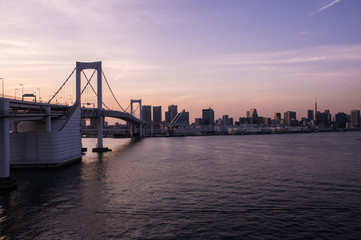 Obraz premium Tokyo rainbow bridge