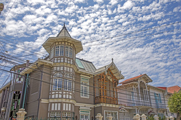 Obraz premium pacific ocean chili valparaiso street art