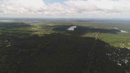 Cambodge Autour de Siem Reap vu du ciel