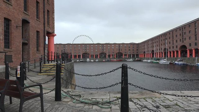 Albert docks, liverpool, united kingdom, circa 2017
