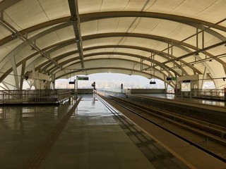 empty metro station 