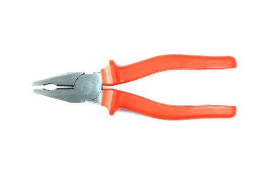 The flat-nose pliers.