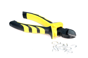 The flat-nose pliers.