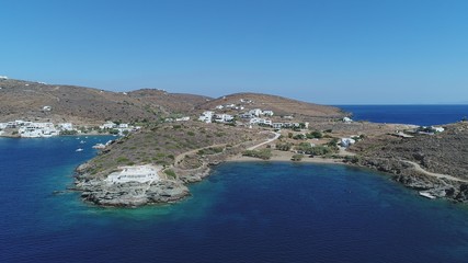 Gr&egrave;ce Cyclades &icirc;le de Sifnos Faros vue du ciel
