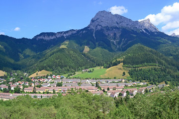 Fototapeta na wymiar View of Kainach city, Austria