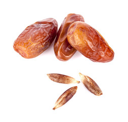 Dates isolated on white background