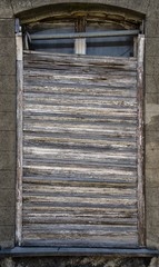 Fen&ecirc;tre &agrave; Tournai, Hainaut, Belgique