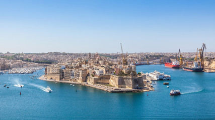 Naklejka na ściany i meble Grand Harbour, Malta