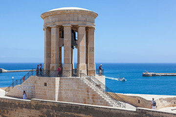 Siege Bell memorial in Valletta