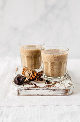 Date Milkshake with Cinnamon