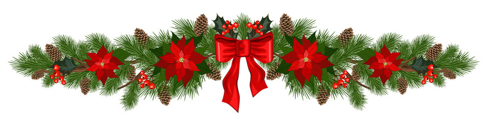 christmas holiday decorations - obrazy, fototapety, plakaty