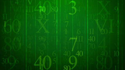 Digits in Holographic Cyberspace