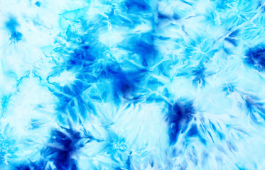 Fototapeta na wymiar batik background, textile batik structure. Blue color.