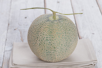 Melon on the wooden table