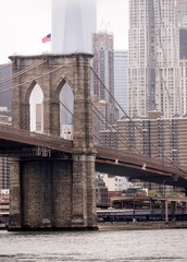 Brooklyn Bridge New York City East River Manhattan