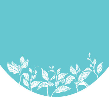 Vector template with branches.