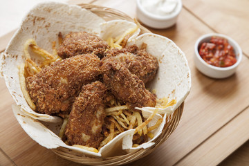 Nuggets chicken food 