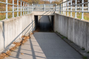 Fußgänger und Radfahrer Unterführung, Deutschland