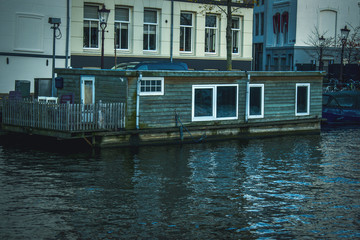Amsterdam urban background landscape