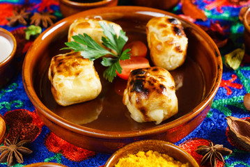 fried mozzarella with sauce