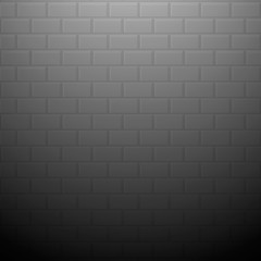 Grey ceramic brick wall