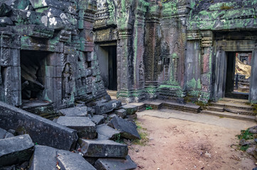 Temple in Angkor Wat, Cambodia.
