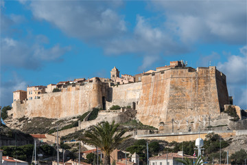 Naklejka premium Fort de Bonifaccio en Corse en France