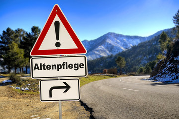 Schild 287 - Altenpflege