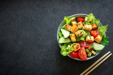 Fried Tofu Salad