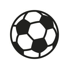 Obraz premium Soccer Football Ball Minimal Flat Line Outline Stroke Icon Pictogram Symbol